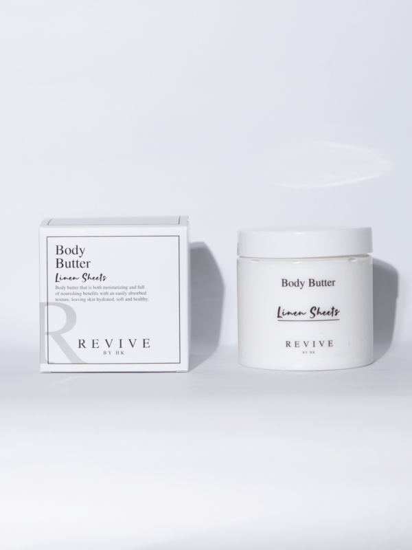 Linen sheets body oil revivecare